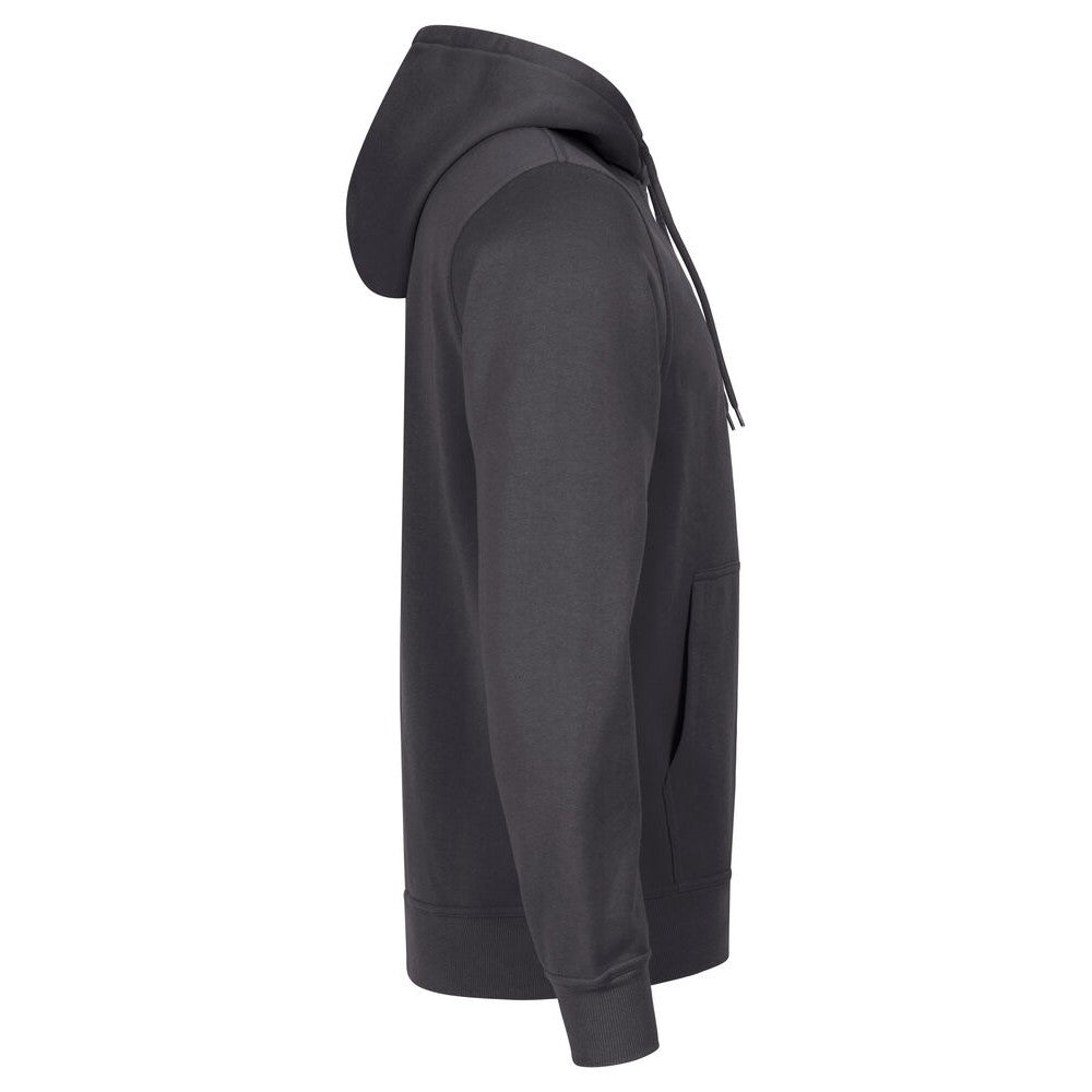 Metal Grey - Side - Clique Unisex Adult Miami Hoodie