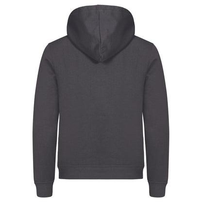 Metal Grey - Back - Clique Unisex Adult Miami Hoodie