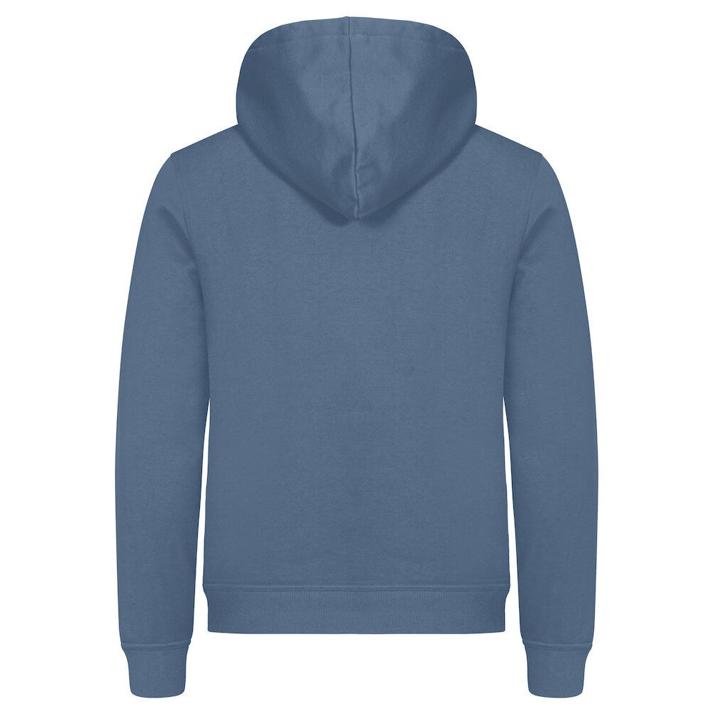 Steel Blue - Back - Clique Unisex Adult Miami Hoodie