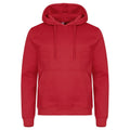 Red - Front - Clique Unisex Adult Miami Hoodie