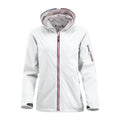 White - Front - Clique Womens-Ladies Seabrook Hooded Jacket