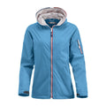 Sky Blue - Front - Clique Womens-Ladies Seabrook Hooded Jacket