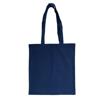 Navy - Front - United Bag Store Recycled Cotton Shopper Bag