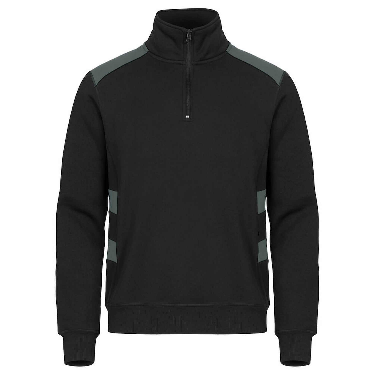 Pistol - Front - Clique Mens Ambition Half Zip Sweatshirt