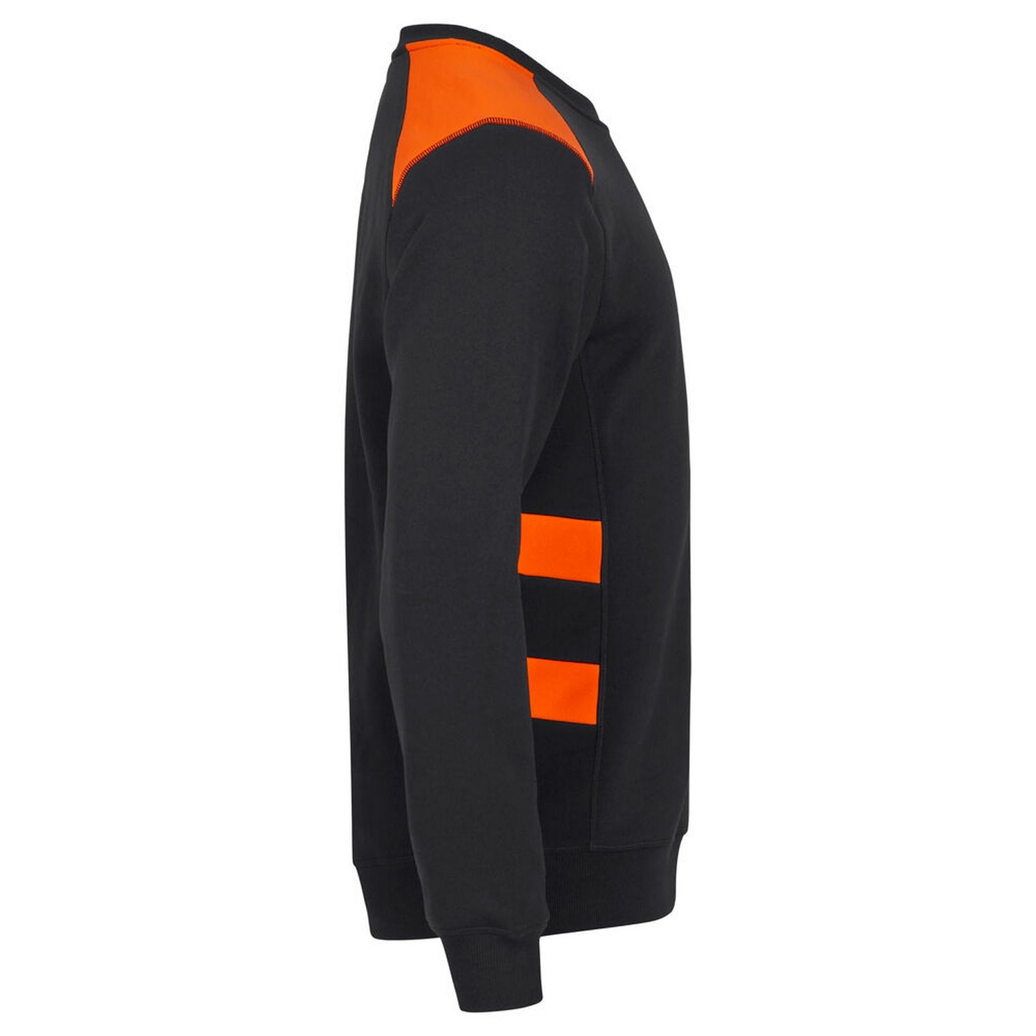 Visibility Orange - Lifestyle - Clique Unisex Adult Ambition Round Neck Sweatshirt