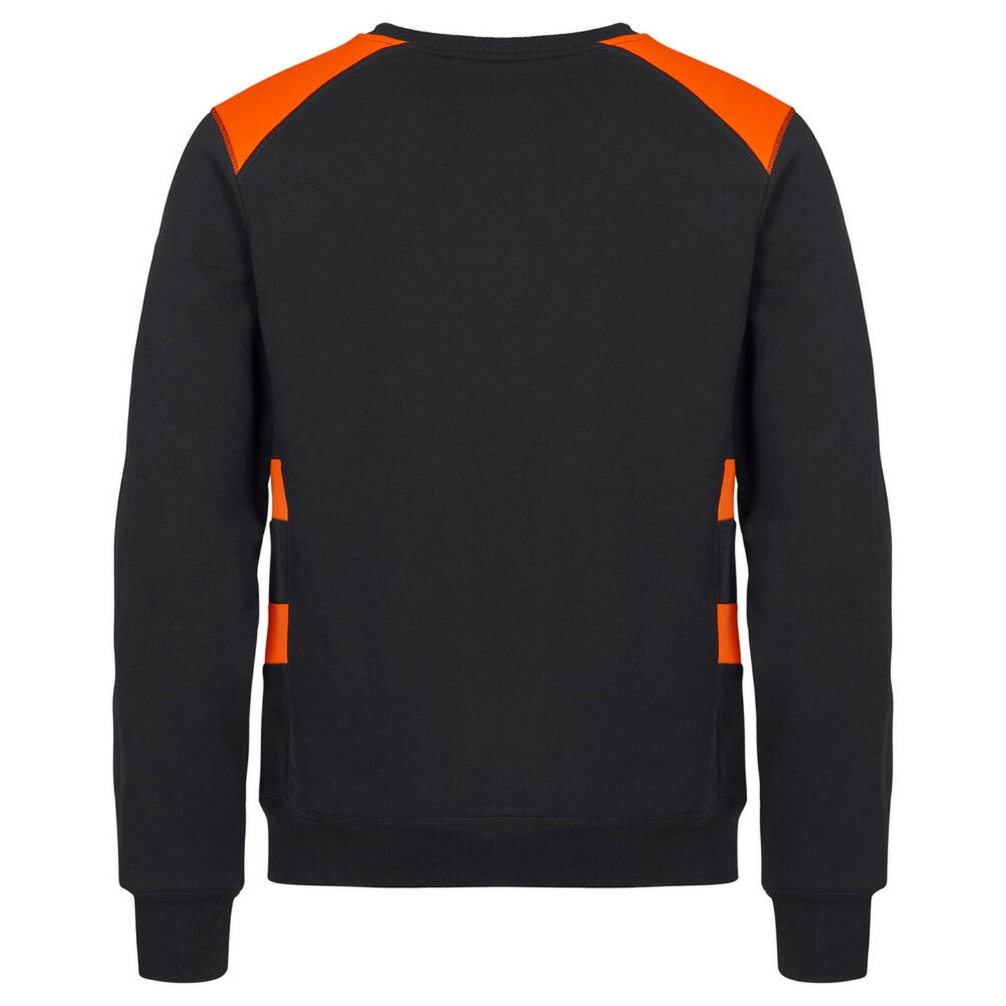 Visibility Orange - Back - Clique Unisex Adult Ambition Round Neck Sweatshirt
