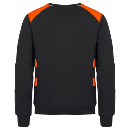 Visibility Orange - Back - Clique Unisex Adult Ambition Round Neck Sweatshirt