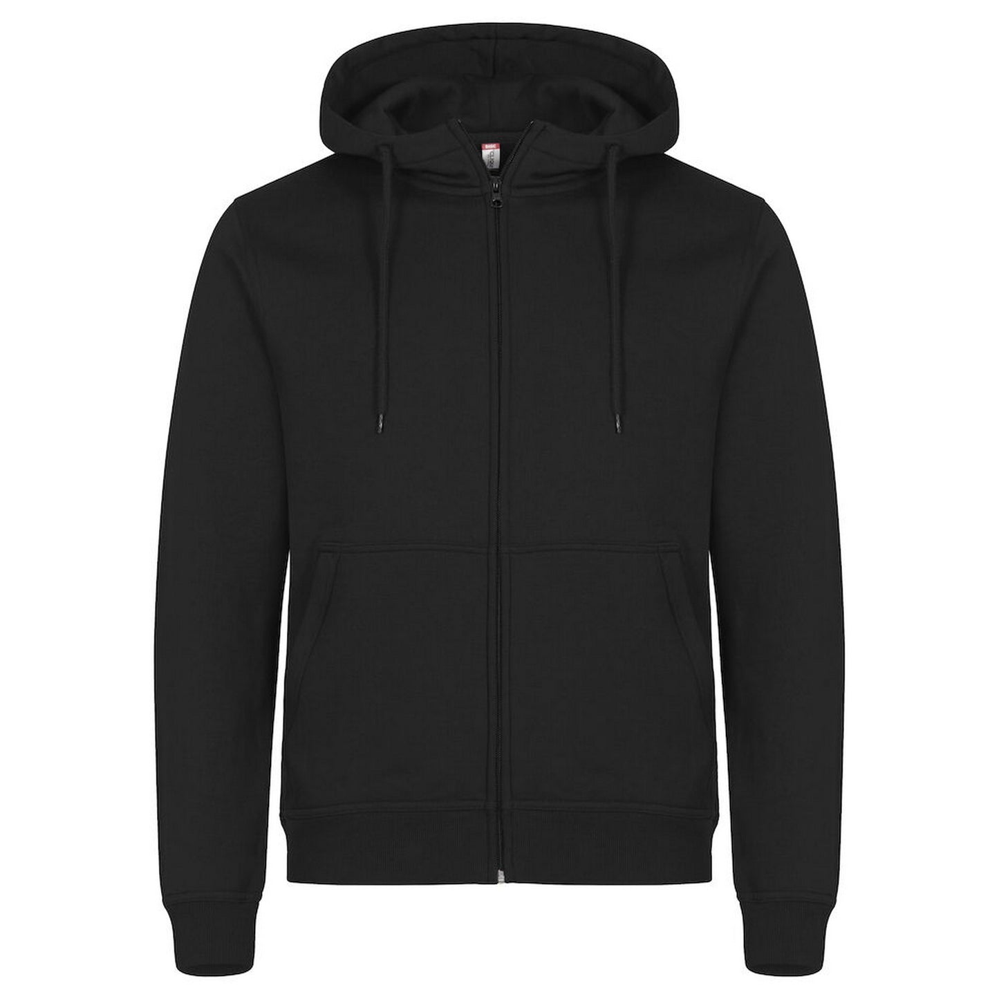 Black - Front - Clique Mens Miami Full Zip Hoodie