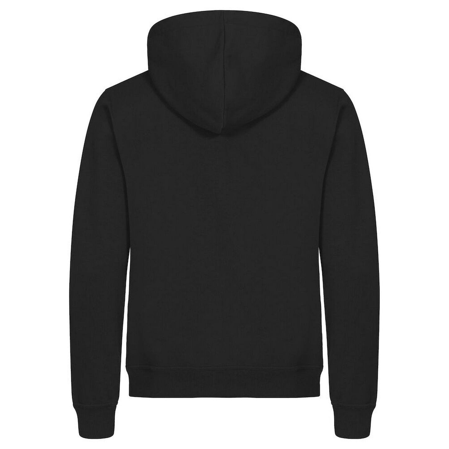 Black - Back - Clique Mens Miami Full Zip Hoodie