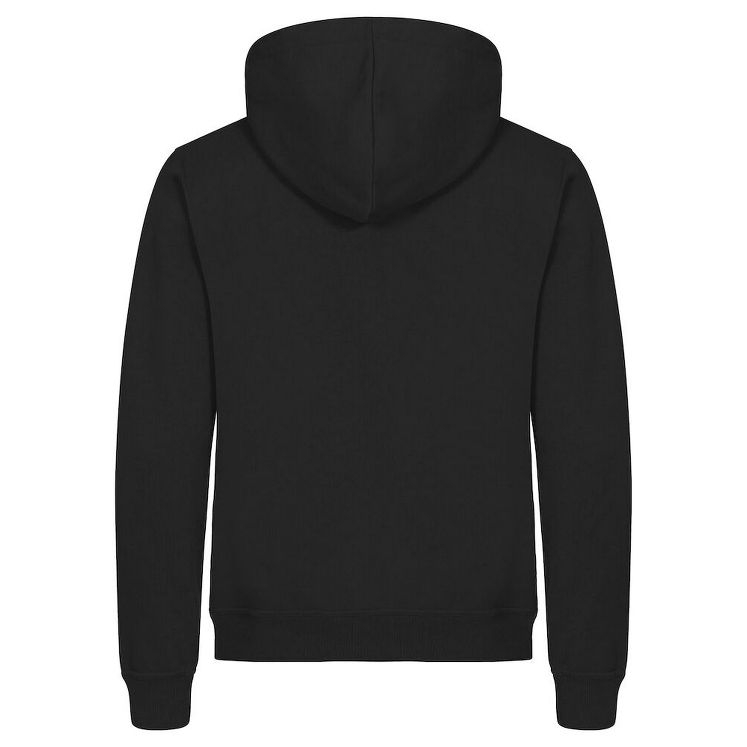 Black - Back - Clique Mens Miami Full Zip Hoodie