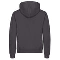 Metal Grey - Back - Clique Mens Miami Full Zip Hoodie