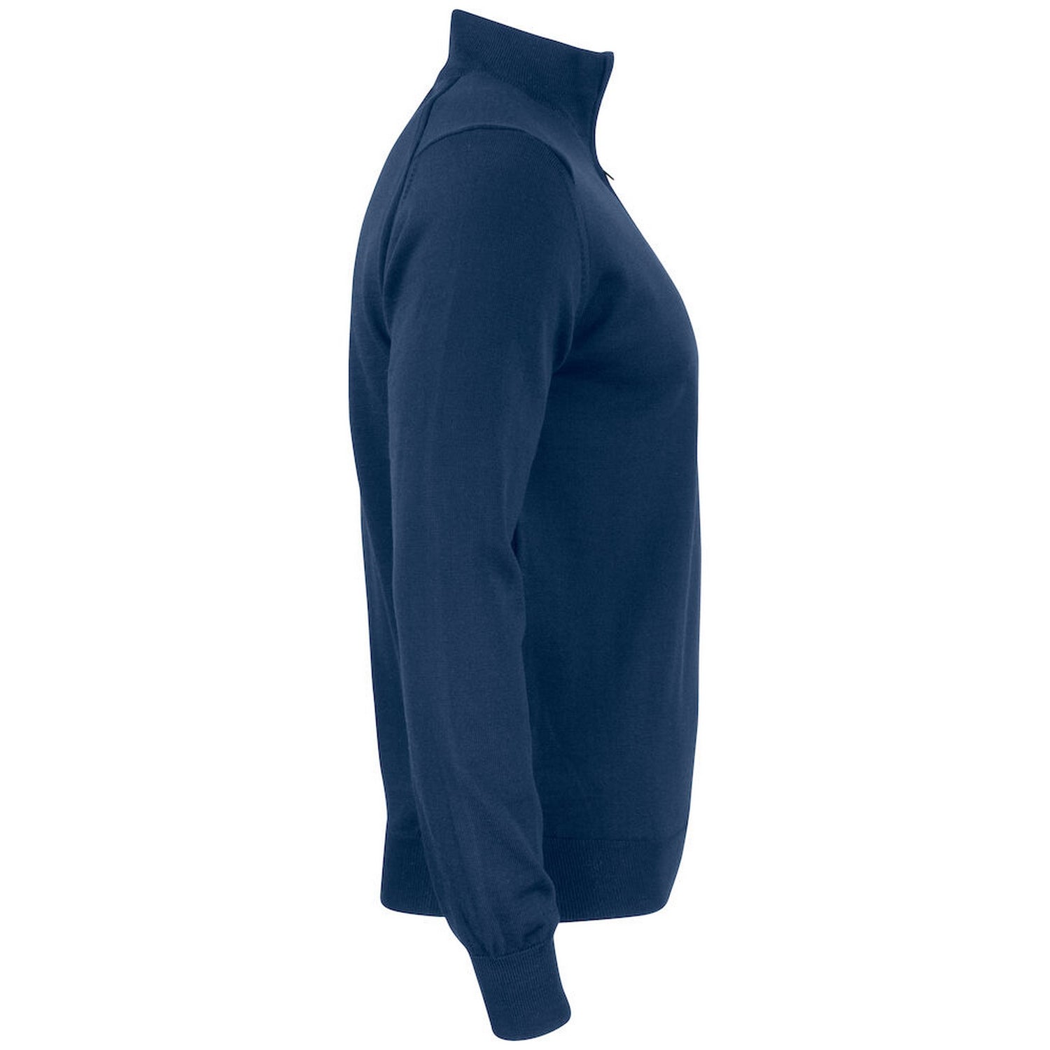Dark Navy - Side - Cutter & Buck Unisex Adult Everett Quarter Zip Sweatshirt