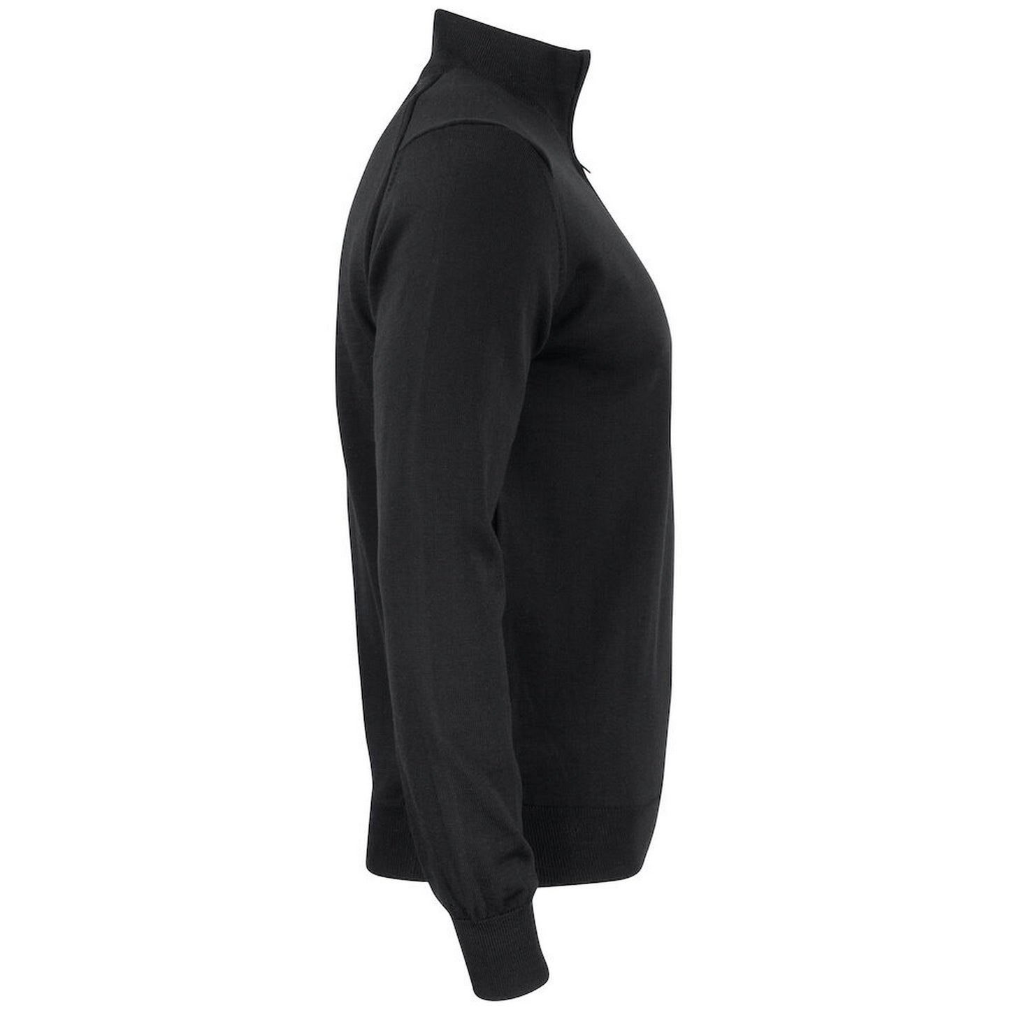 Black - Side - Cutter & Buck Unisex Adult Everett Quarter Zip Sweatshirt