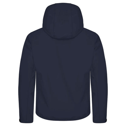 Navy Blue - Back - Clique Mens Classic Soft Shell Jacket