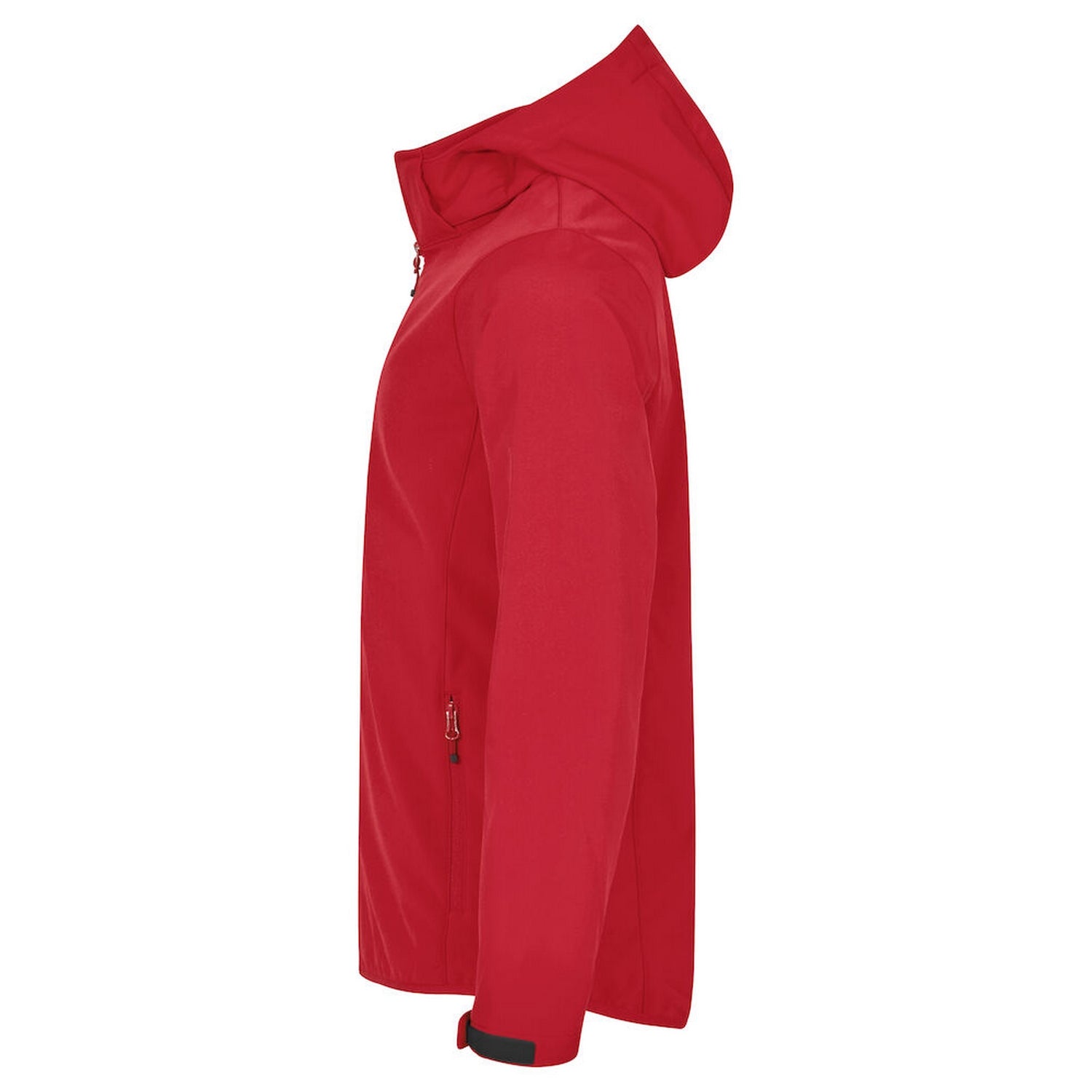 Red - Side - Clique Mens Classic Soft Shell Jacket