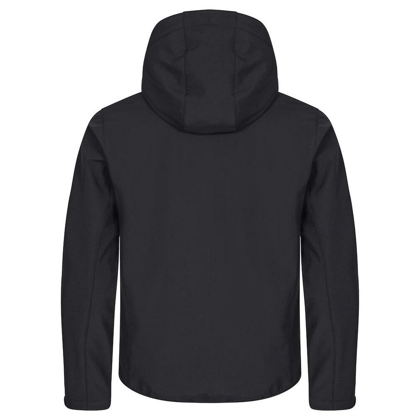 Black - Back - Clique Mens Classic Soft Shell Jacket