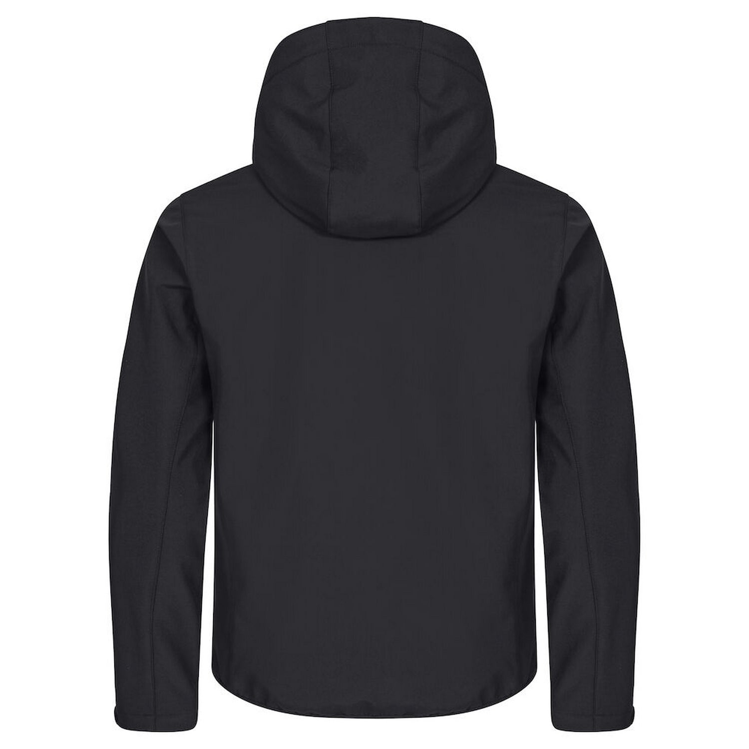 Black - Back - Clique Mens Classic Soft Shell Jacket