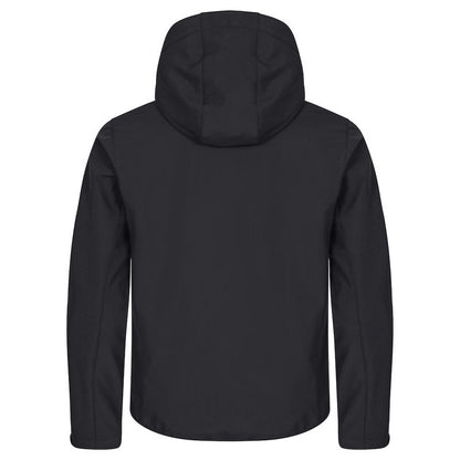 Black - Back - Clique Mens Classic Soft Shell Jacket