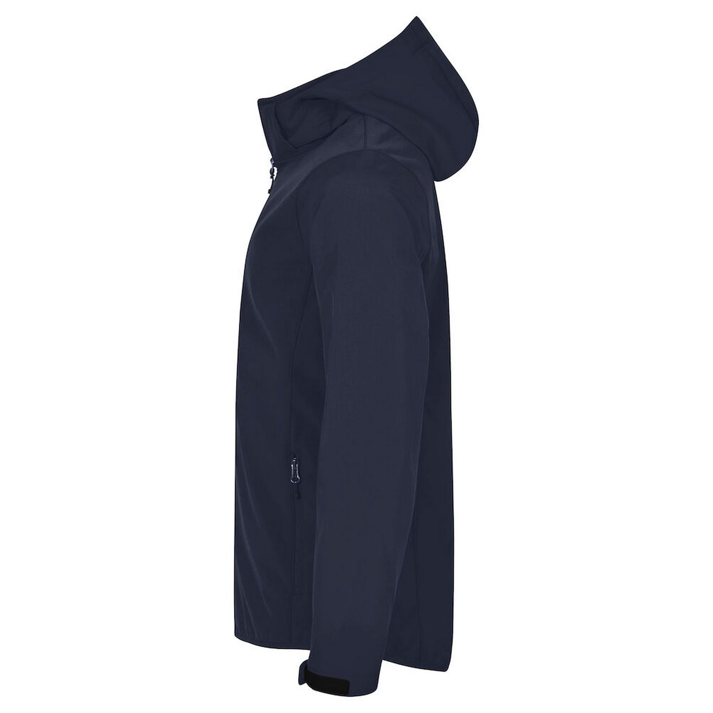 Navy Blue - Side - Clique Mens Classic Soft Shell Jacket