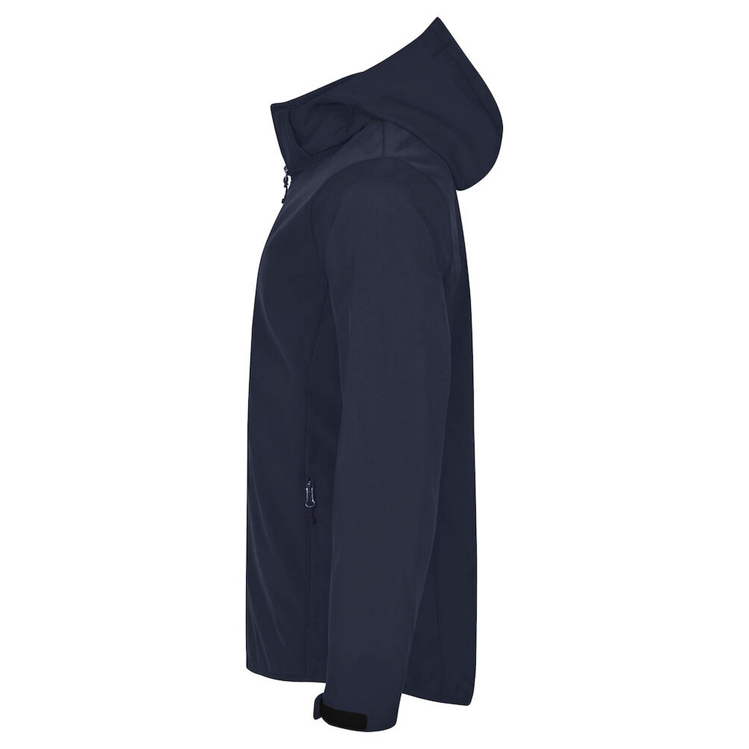 Navy Blue - Side - Clique Mens Classic Soft Shell Jacket