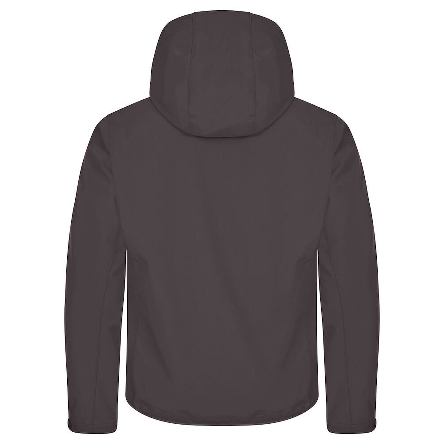 Dark Grey - Back - Clique Mens Classic Soft Shell Jacket