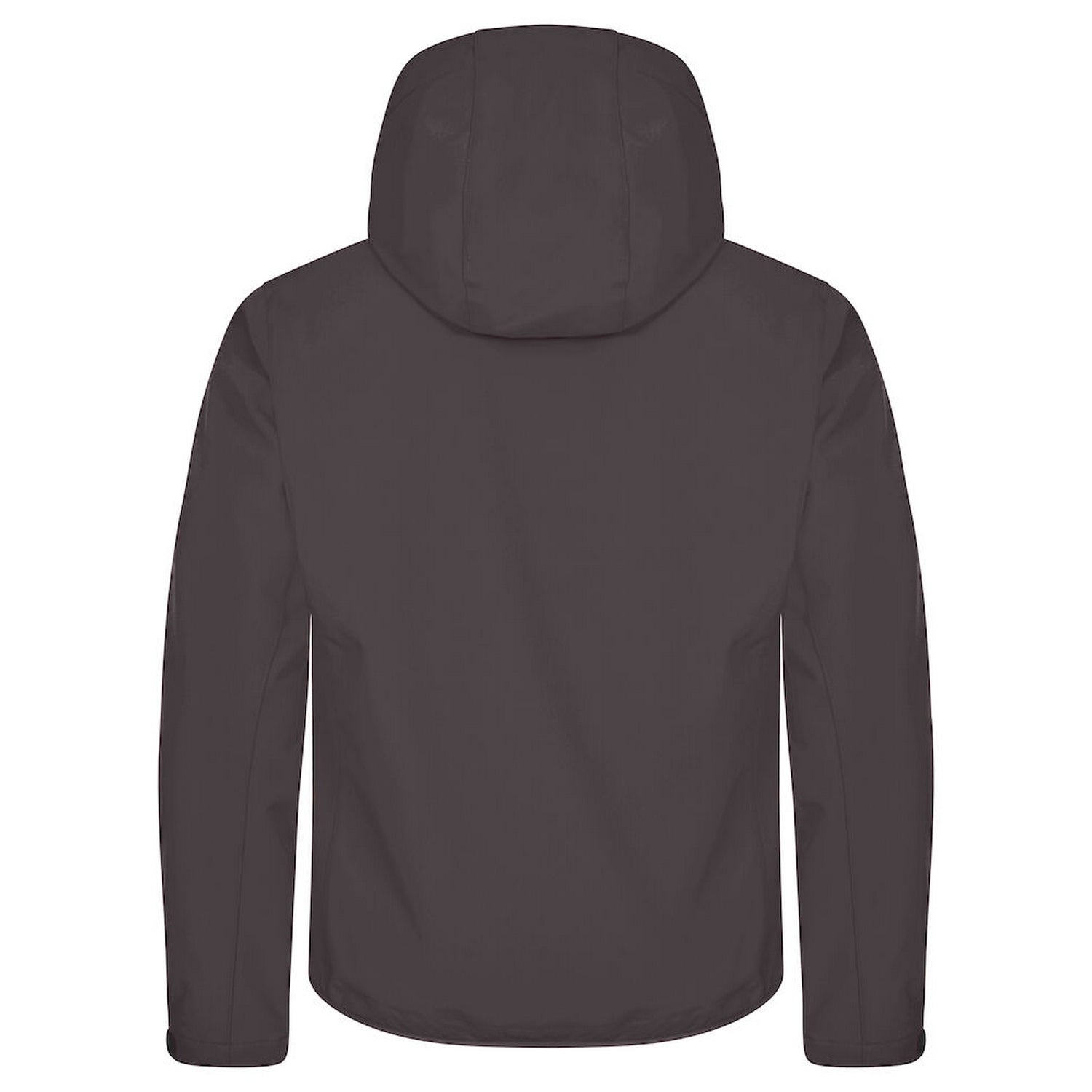 Dark Grey - Back - Clique Mens Classic Soft Shell Jacket