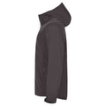 Dark Grey - Side - Clique Mens Classic Soft Shell Jacket