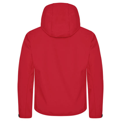 Red - Back - Clique Mens Classic Soft Shell Jacket