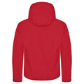 Red - Back - Clique Mens Classic Soft Shell Jacket