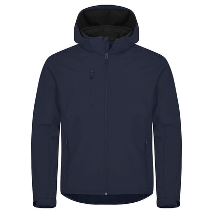 Navy Blue - Front - Clique Mens Classic Soft Shell Jacket