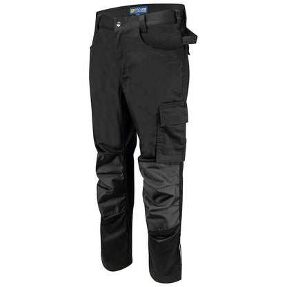 Black - Pack Shot - Projob Mens 5574 Work Trousers