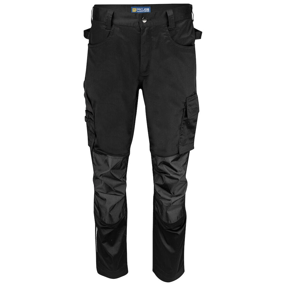 Black - Front - Projob Mens 5574 Work Trousers