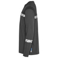 Grey-Black - Lifestyle - Projob Mens Progression Hi-Vis Long-Sleeved T-Shirt