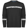 Black - Front - Projob Mens Progression Hi-Vis Long-Sleeved T-Shirt