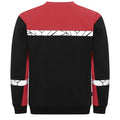 Black-Red - Back - Projob Mens Progression Hi-Vis Sweatshirt