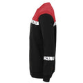 Black-Red - Side - Projob Mens Progression Hi-Vis Sweatshirt