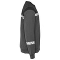 Grey-Black - Side - Projob Mens Progression Hi-Vis Sweatshirt