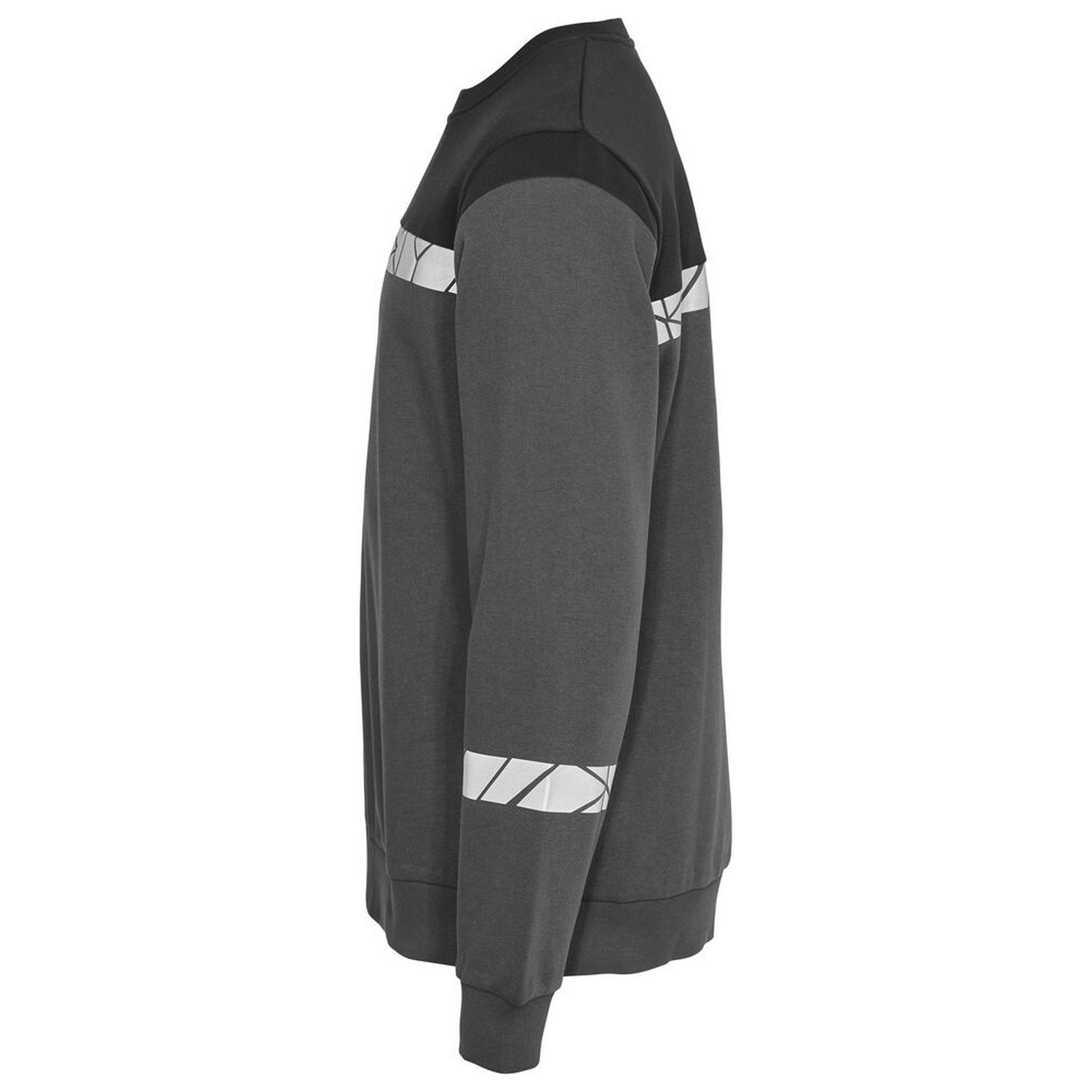 Grey-Black - Lifestyle - Projob Mens Progression Hi-Vis Sweatshirt