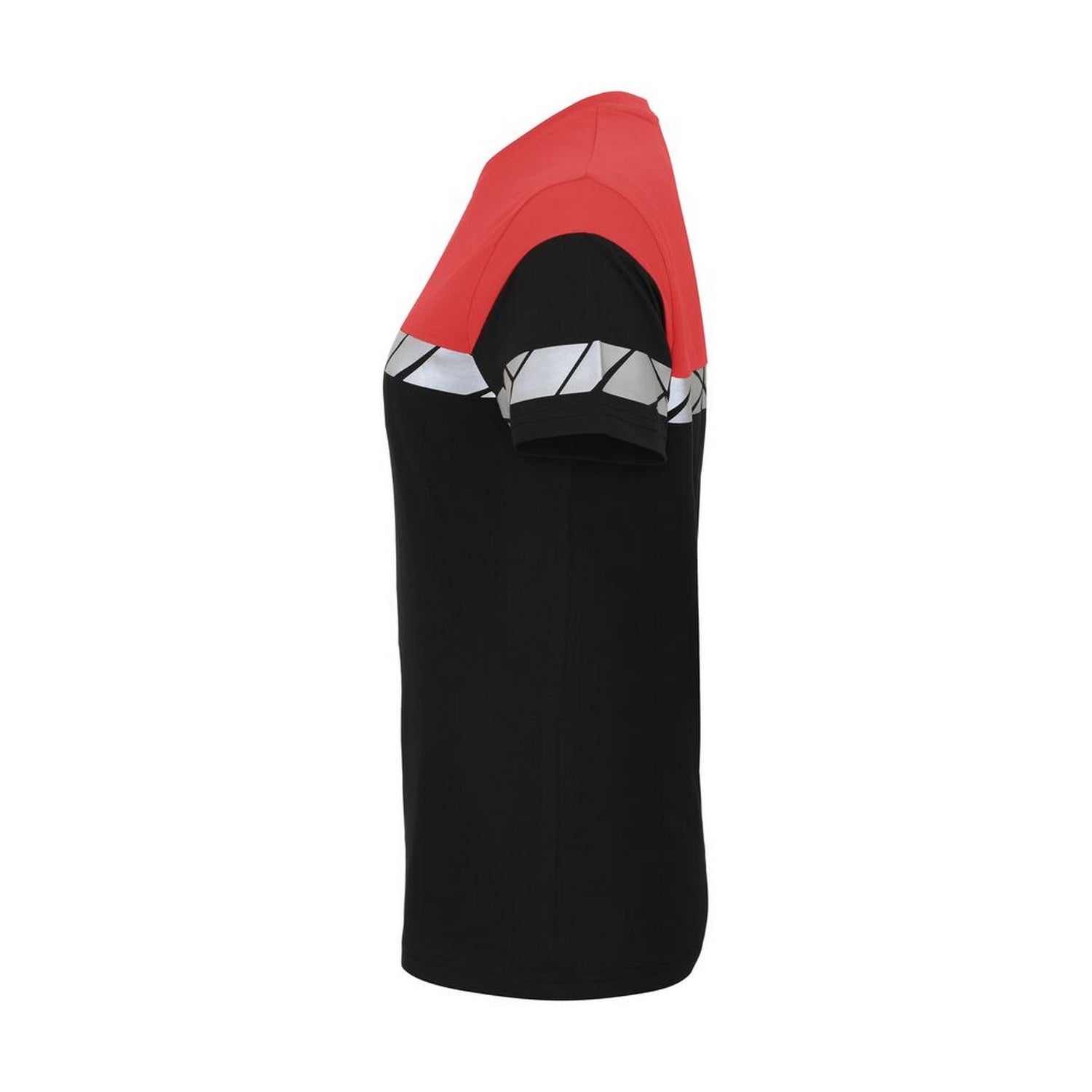 Black-Red - Lifestyle - Projob Womens-Ladies Progression Hi-Vis T-Shirt