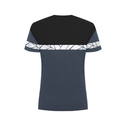 Navy-Black - Back - Projob Womens-Ladies Progression Hi-Vis T-Shirt