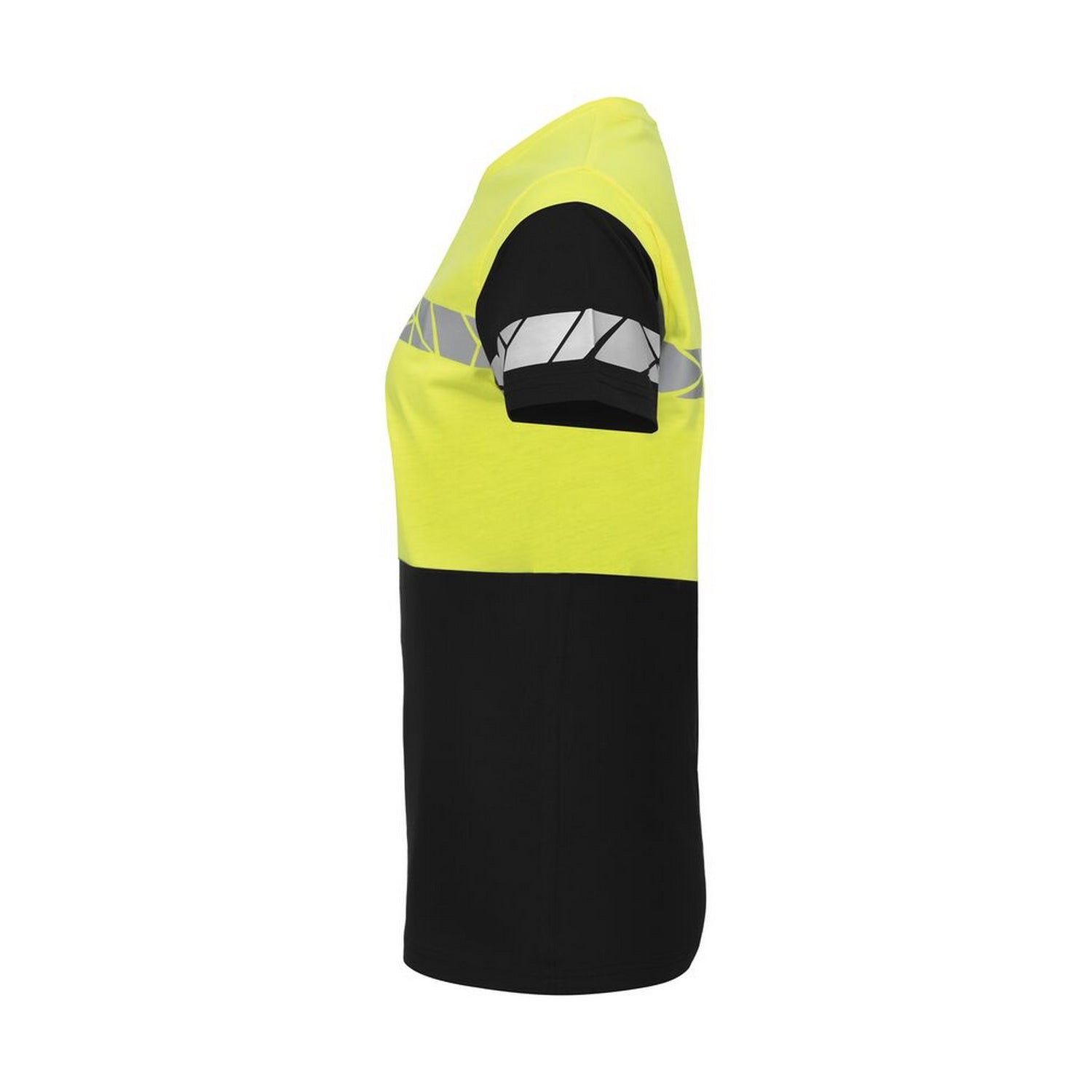 Black-Yellow - Lifestyle - Projob Womens-Ladies Progression Hi-Vis T-Shirt