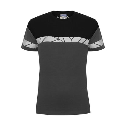 Grey-Black - Front - Projob Womens-Ladies Progression Hi-Vis T-Shirt