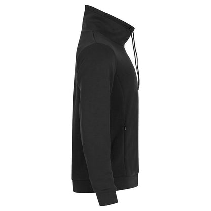 Black - Side - Clique Mens Hobart Hoodie