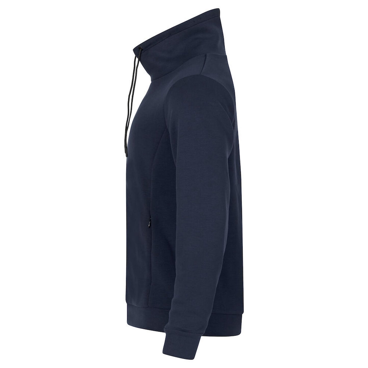 Dark Navy - Side - Clique Mens Hobart Hoodie