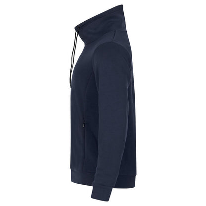 Dark Navy - Side - Clique Mens Hobart Hoodie