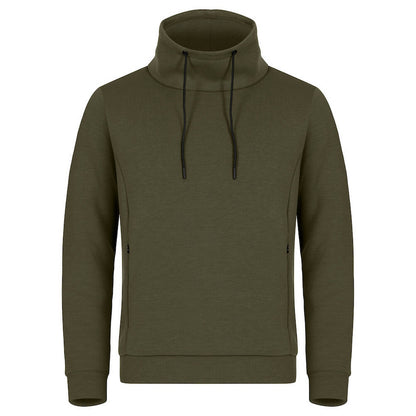 Fog Green - Front - Clique Mens Hobart Hoodie