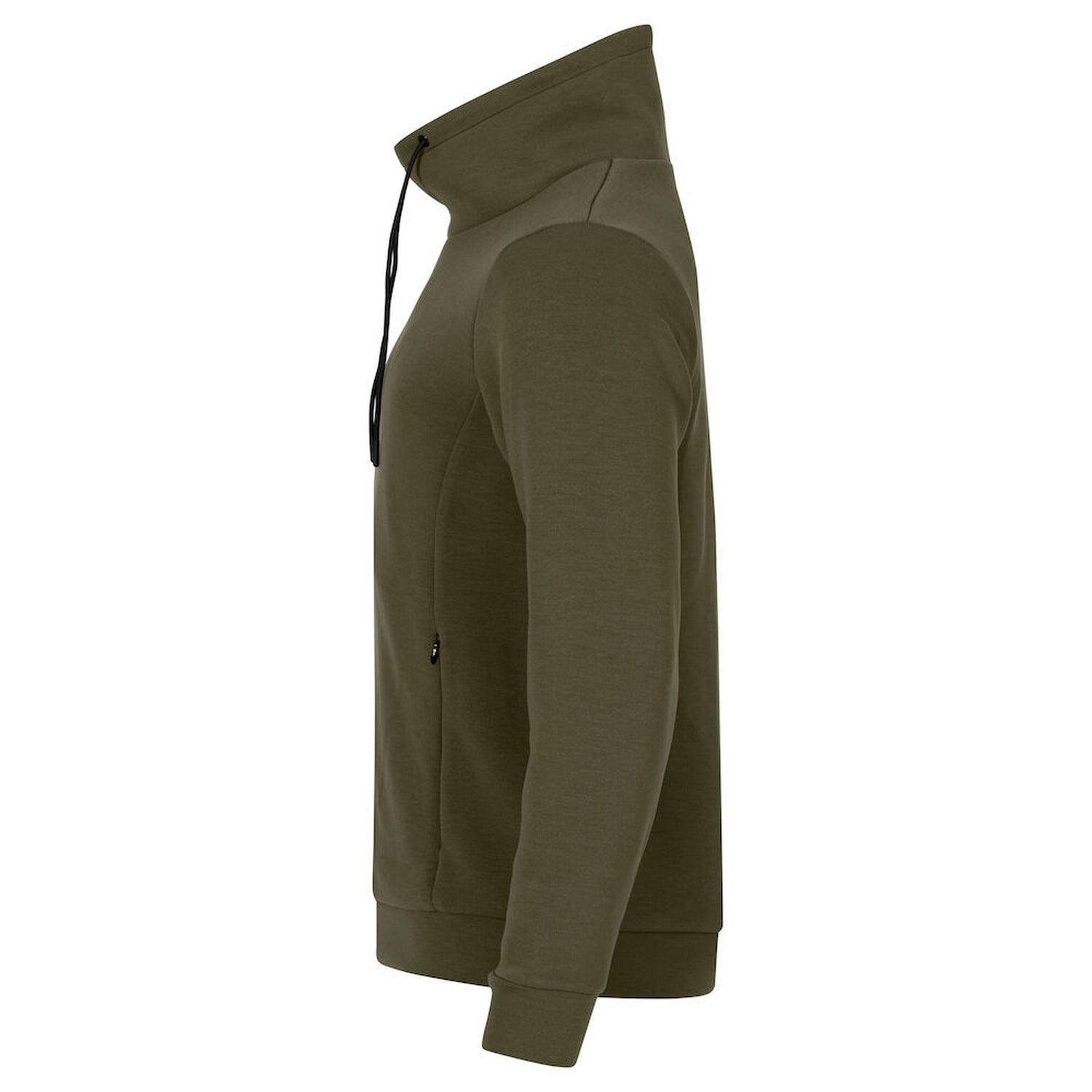 Fog Green - Side - Clique Mens Hobart Hoodie
