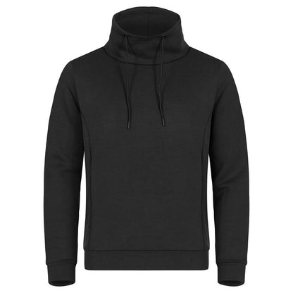 Black - Front - Clique Mens Hobart Hoodie