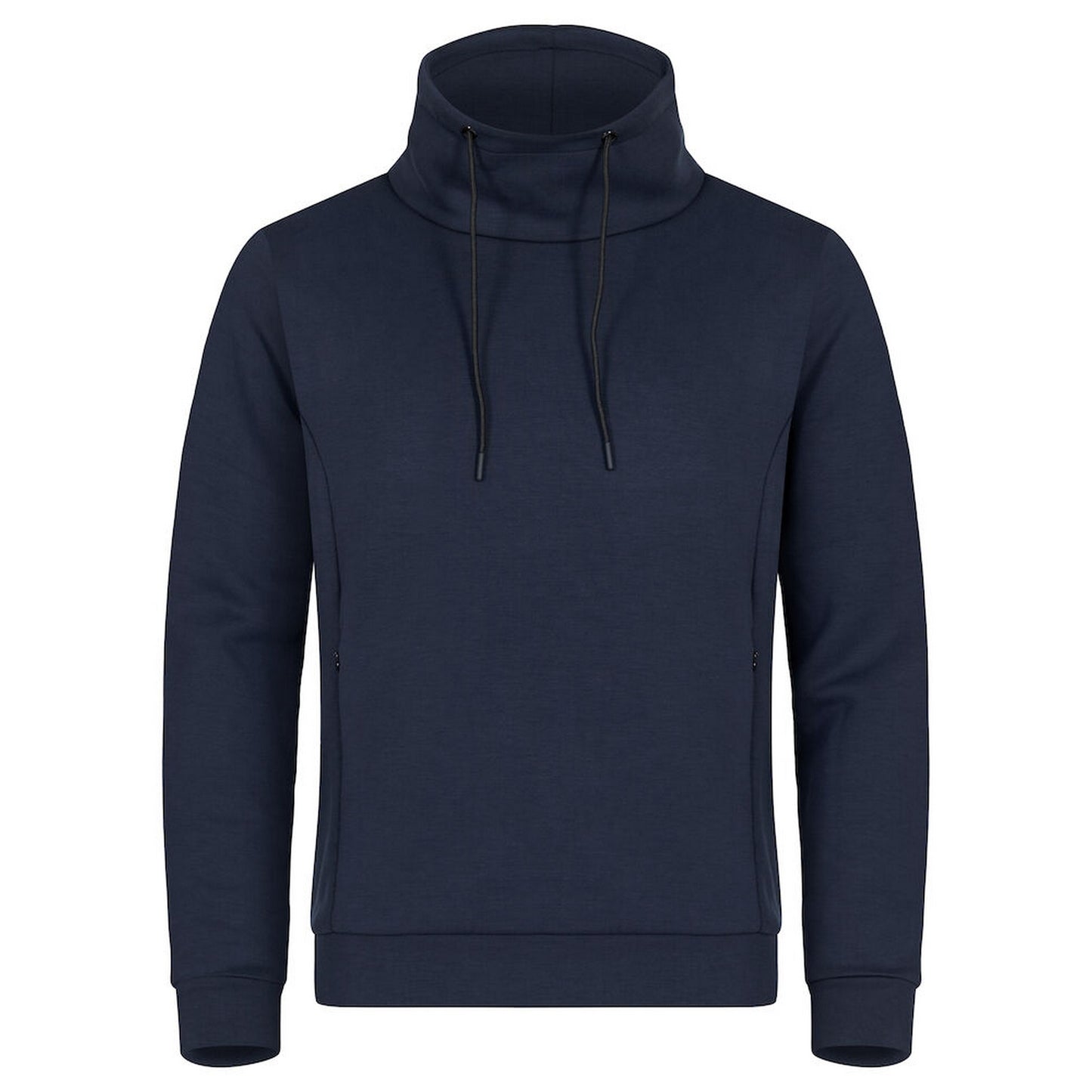 Dark Navy - Front - Clique Mens Hobart Hoodie