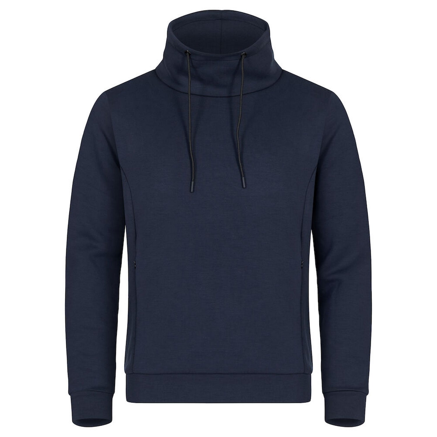 Dark Navy - Front - Clique Mens Hobart Hoodie